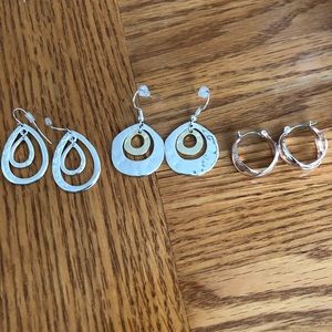 Earrings, Silver,rose gold, silver/gold.